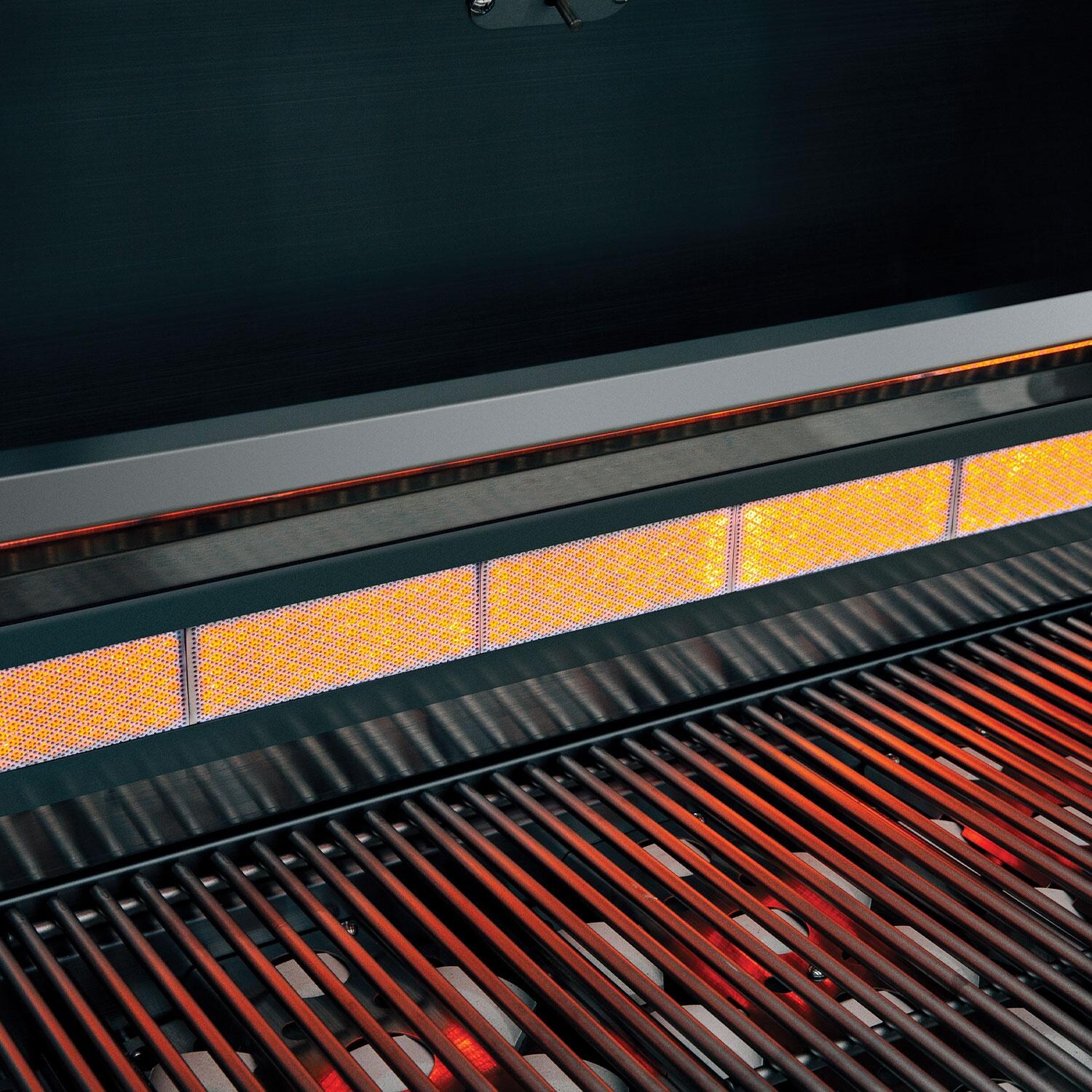 Summerset SZRPRO40 Sizzler Pro 40-in 5 Burner Built-In Natural Gas Grill w/ Rear Infrared Burner - Rear Burner - Detail thumbnail