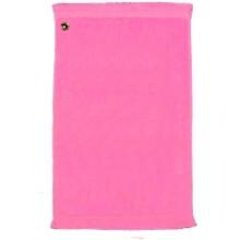 Terry Town Premium Fringed Velour Grommeted Golf Towel - Light Pink image