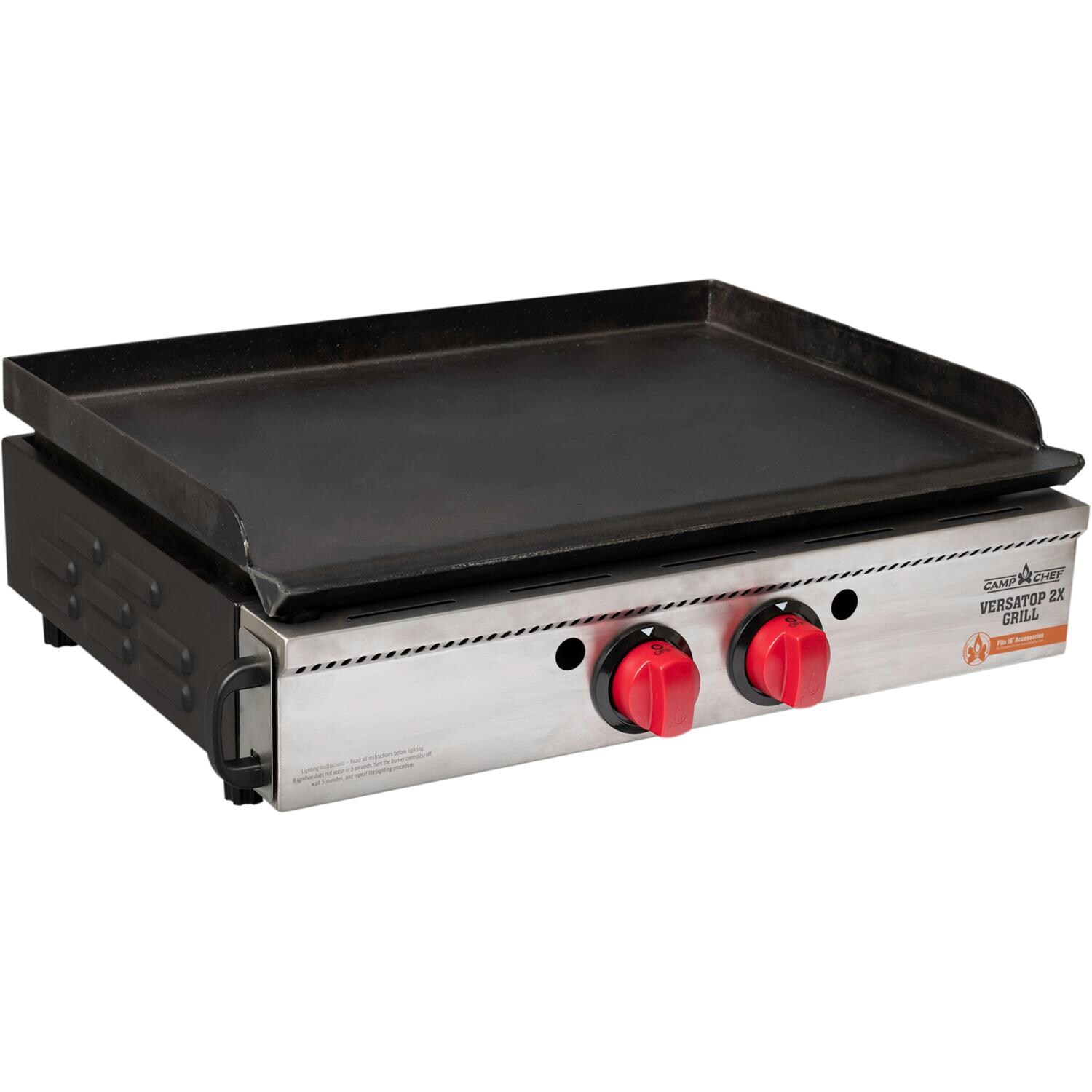 Camp Chef FTG400 VersaTop 2X Two Burner Portable Flat Top Propane Gas Grill thumbnail