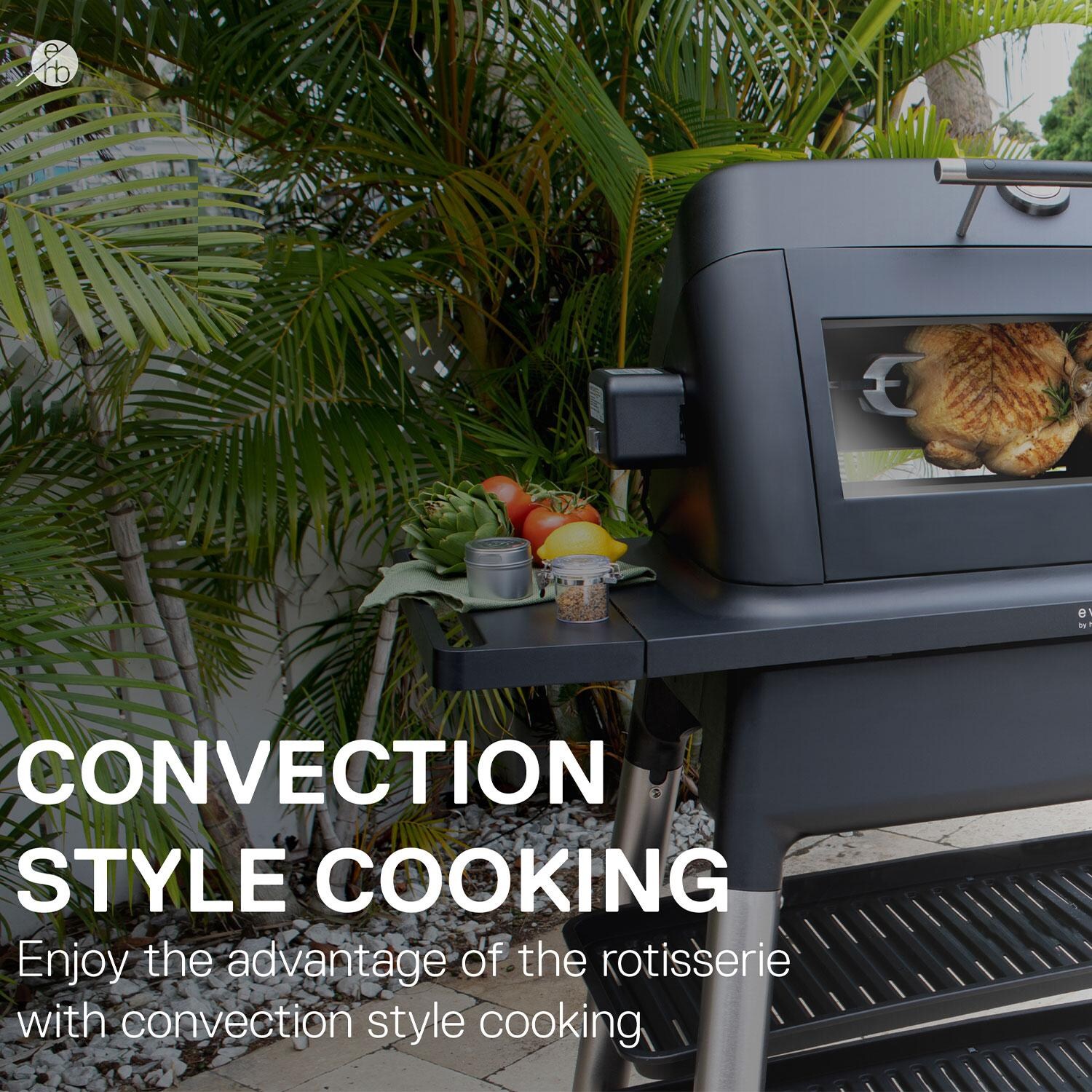 Everdure HBG3ROTISUS Rotisserie Kit Furnace 2B Grill - Side Shelf for Prepping/Cooking thumbnail