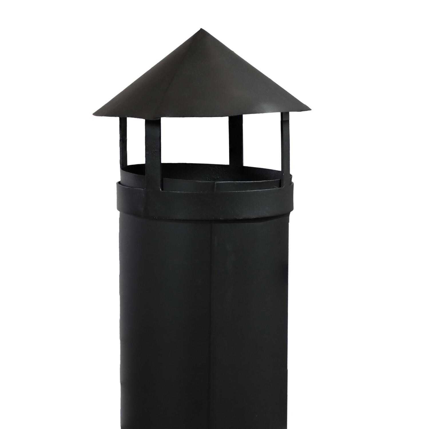 Ultimate Patio 56-Inch Steel Wood Burning Chiminea - Cap and Flue thumbnail