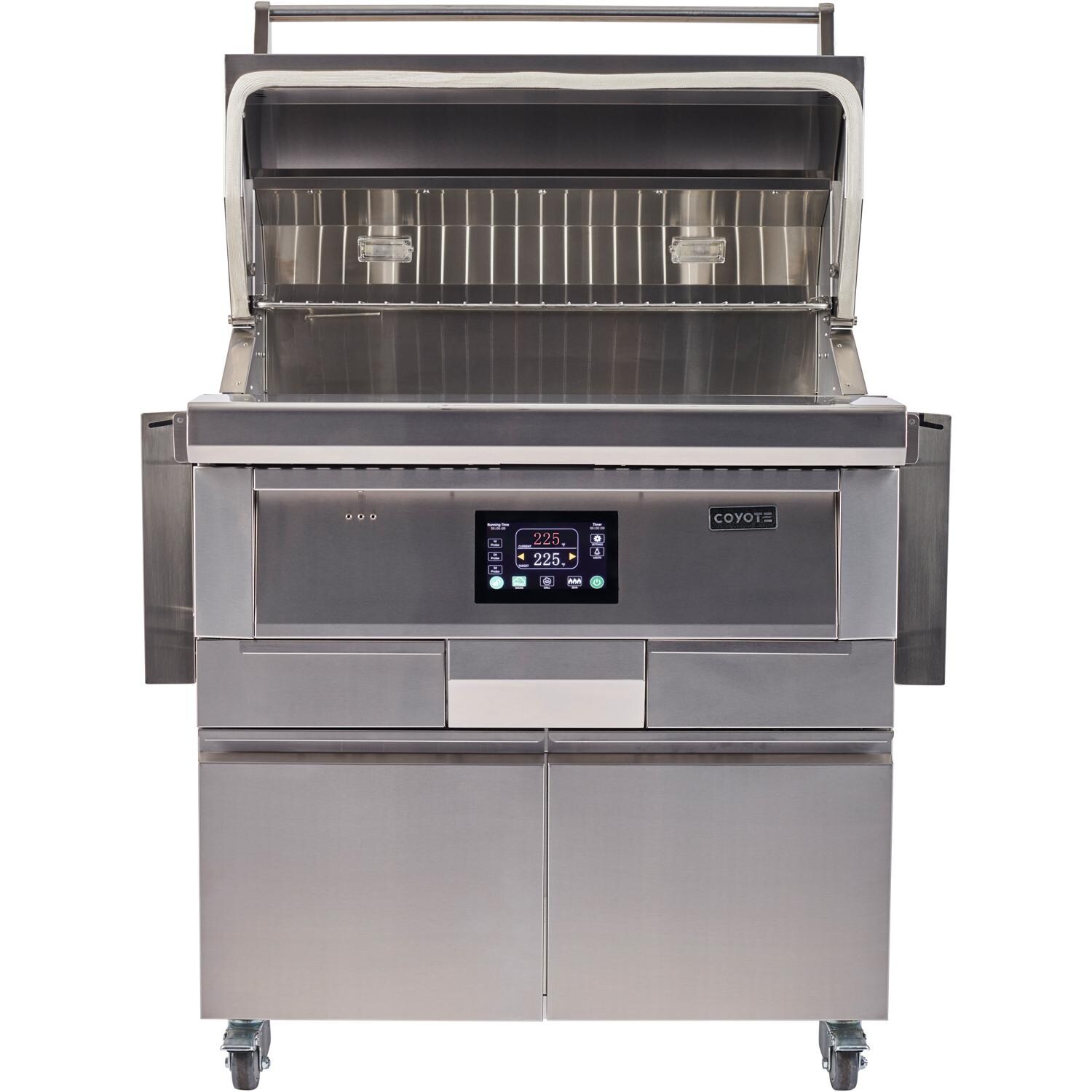 Coyote 36 Inch Pellet Grill C1p36 Fs Bbqguys