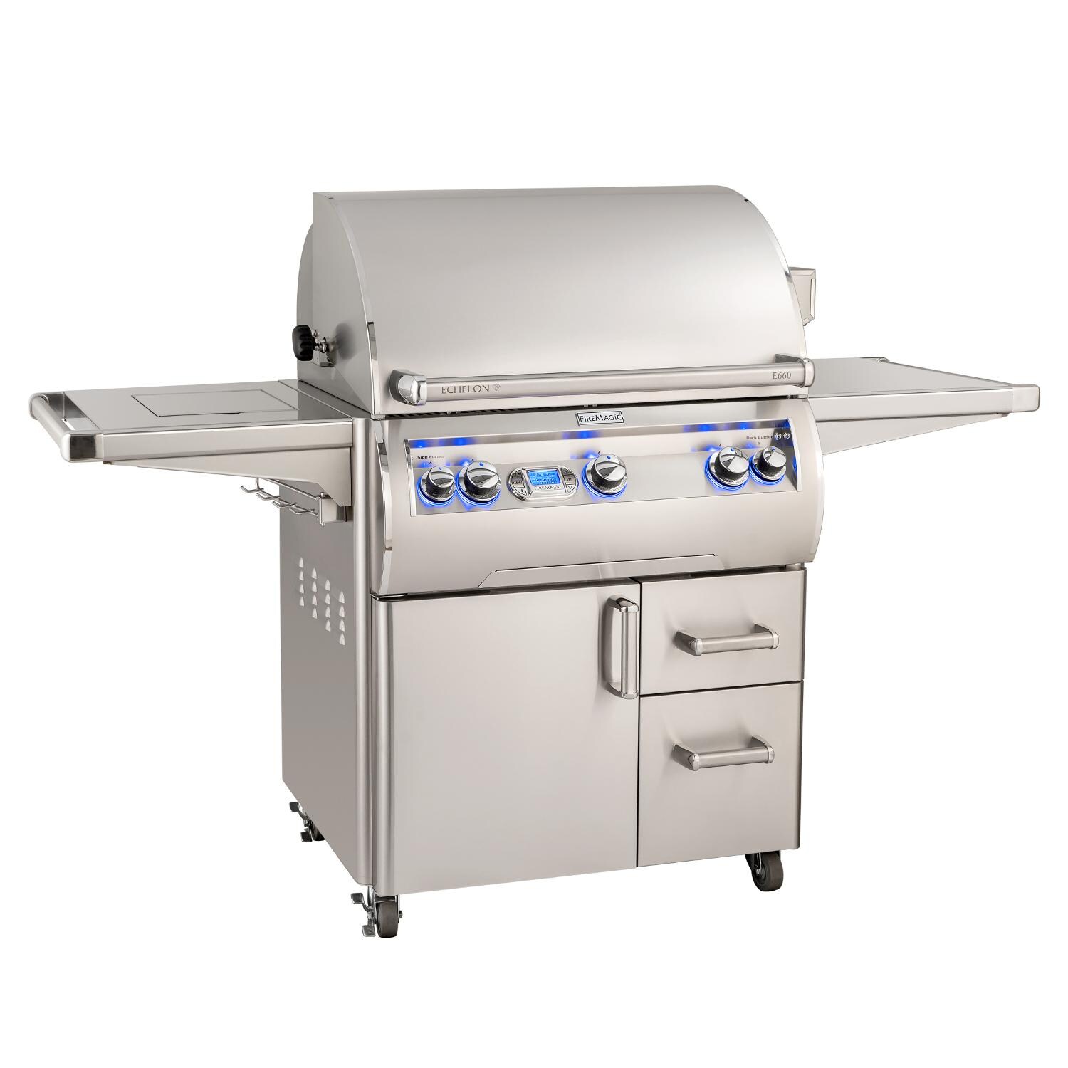 Fire Magic - E660S-8E1P-62 - Echelon Diamond 30-Inch Propane Gas Grill W/ Side Burner & Rotisserie thumbnail