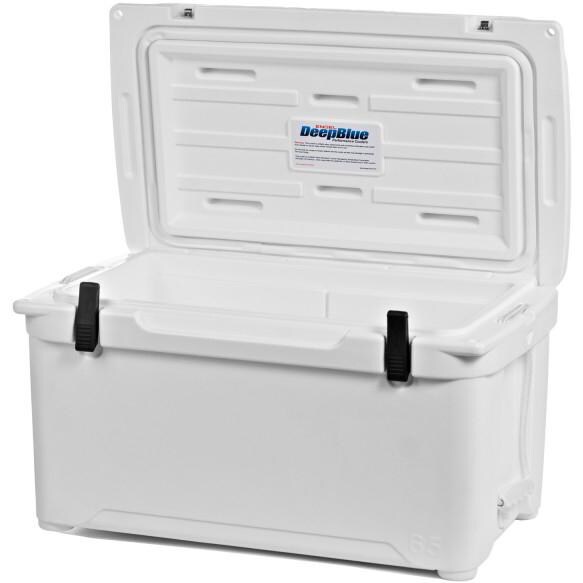 Engel 65-Quart DeepBlue Roto-Molded High-Performance Cooler - Right View Open thumbnail