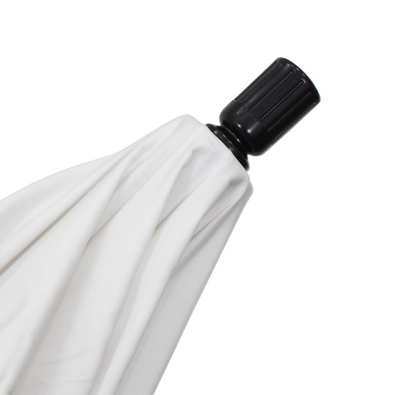 California Umbrella 9 Ft Octagonal Aluminum Collar Tilt Patio Umbrella W/ Crank Lift & Fiberglass Ribs - Finial Detail