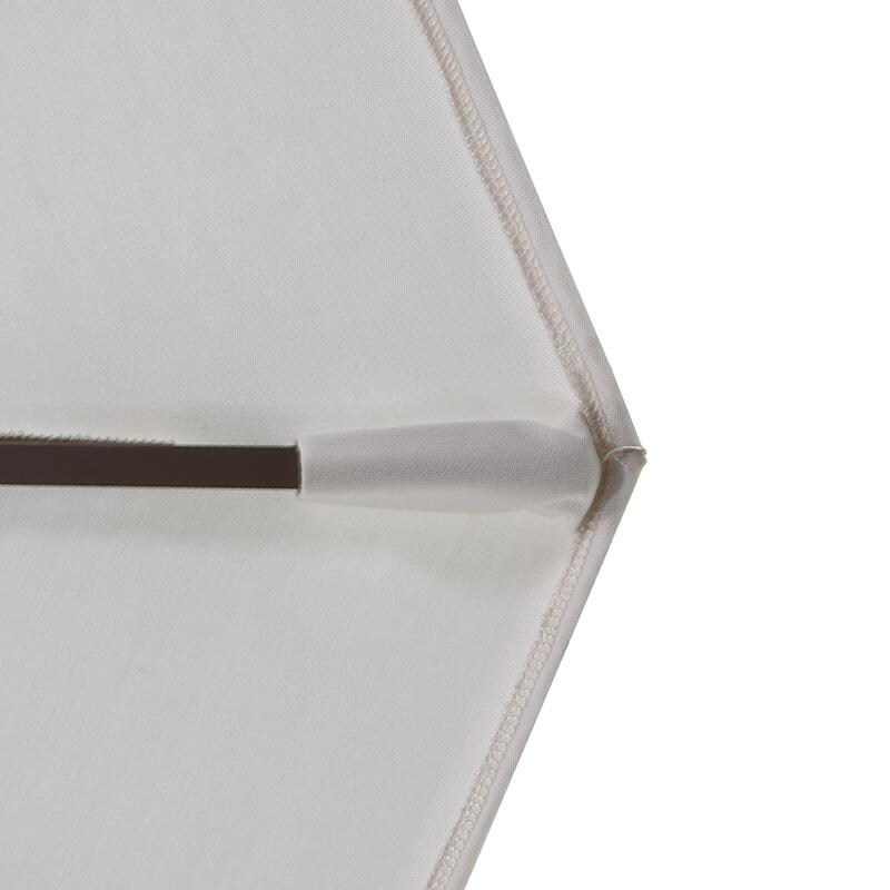 California Umbrella 7.5 Ft Octagonal Aluminum Push Button Tilt Patio Umbrella W/ Crank Lift & Aluminum Ribs - Pocket Detail