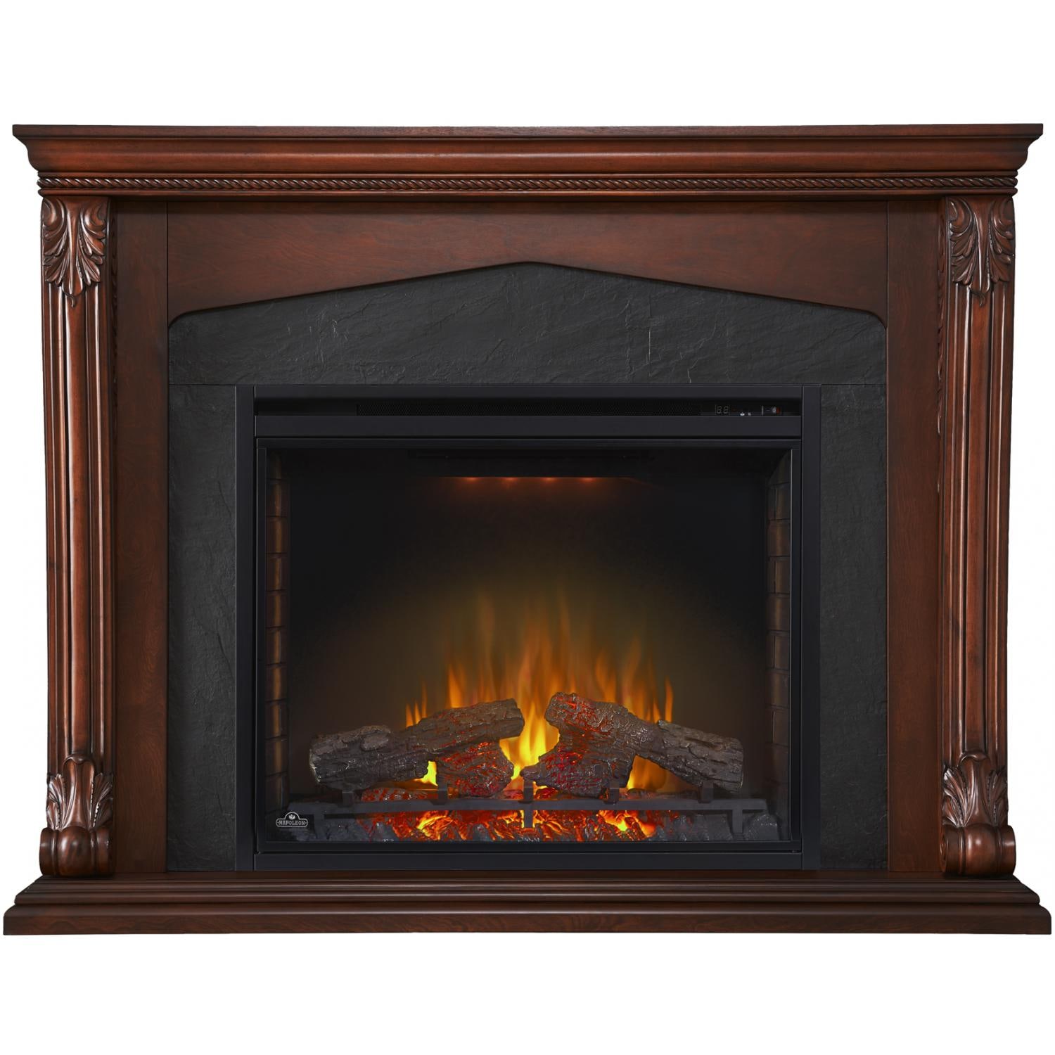 Napoleon Monroe 57Inch Electric Fireplace Mantel Package with 33Inch