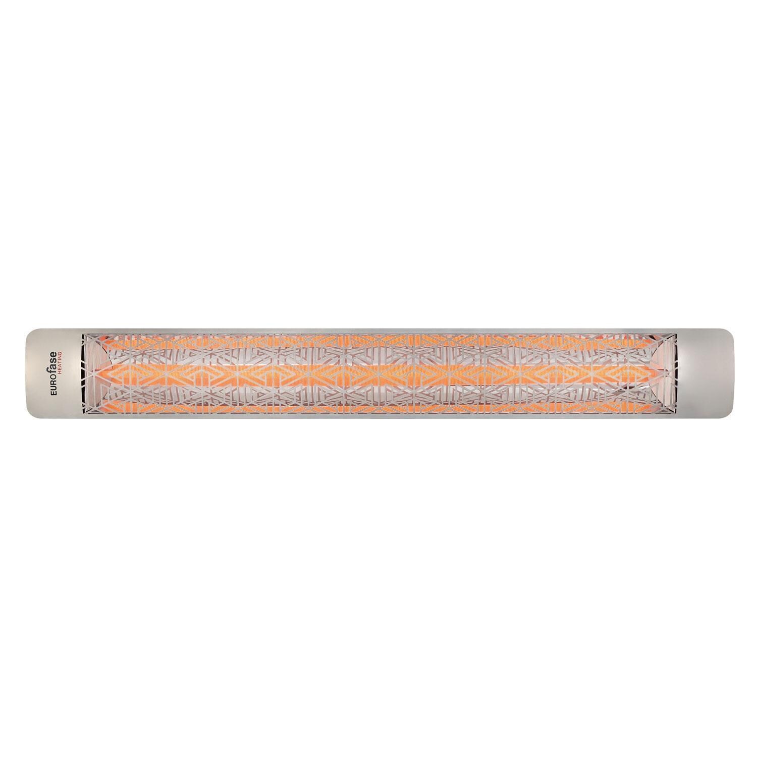 Eurofase Mason Series 61 Inch 3000 Watt Single Element Marine Grade 480V Electric Patio Heater in Stainless Steel - EF30480S3