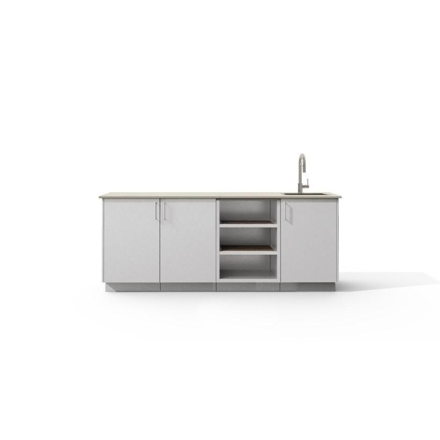 Urban Bonfire Reef Outdoor Kitchen w/ Danae Dekton Countertop & Chantilly Finish - B-Reef-Danae-Chantilly