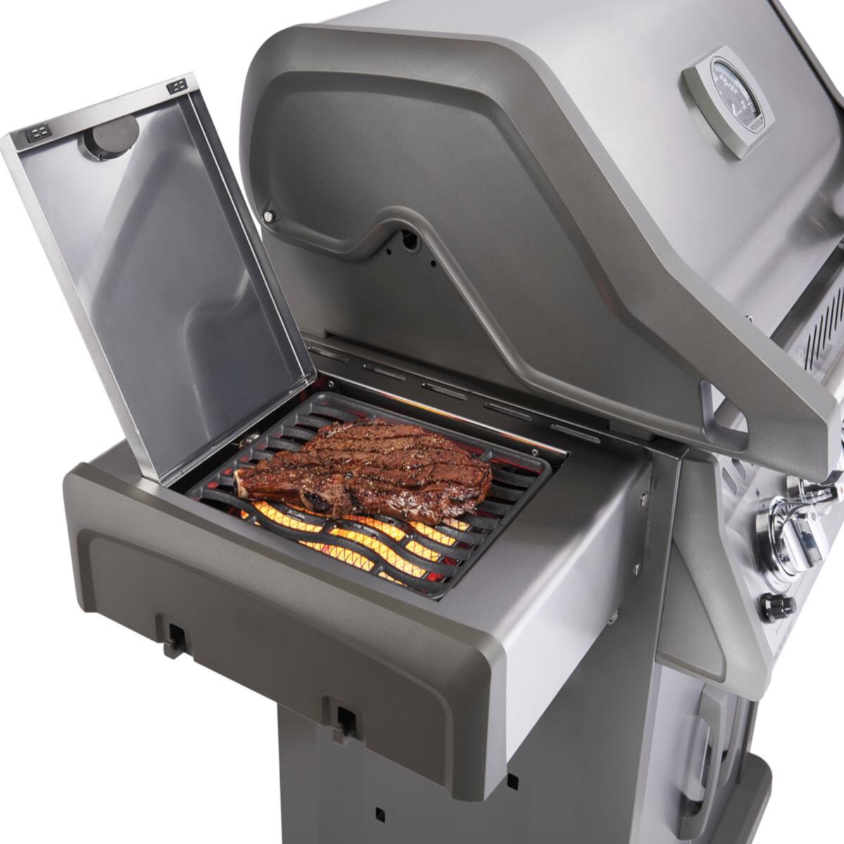 Napoleon Rogue 365 - Sizzle Zone Infrared Side Burner and Steak thumbnail
