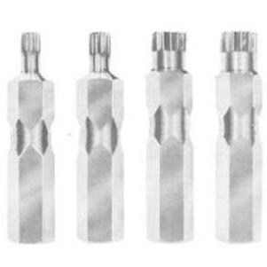 Lisle Triple Square (12 Point) Bit Set 4 Pc. BBQGuys