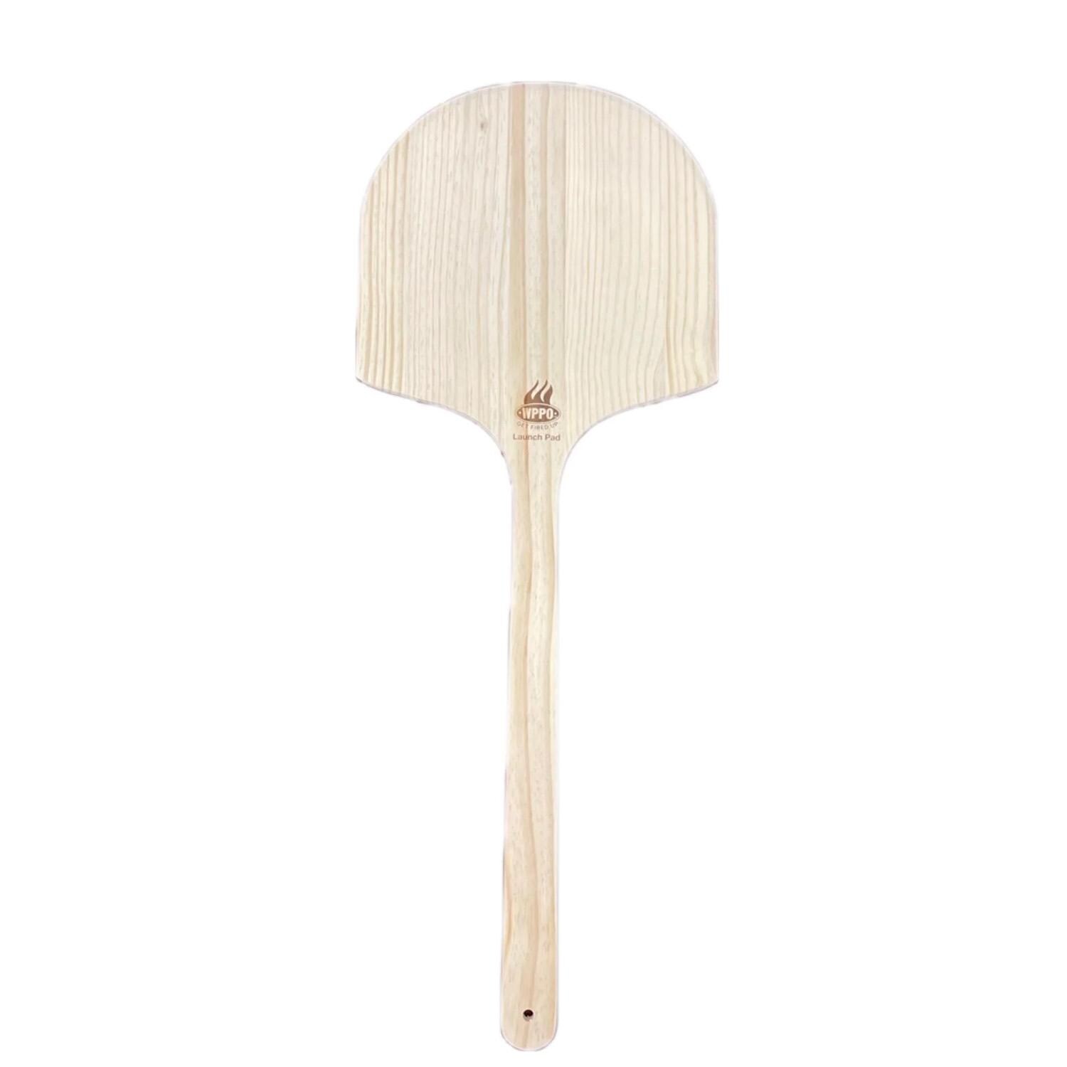 WPPO 14 X 36 Square New Zealand Wooden Pizza Peel - Set of 2 - WKLP-1436-2