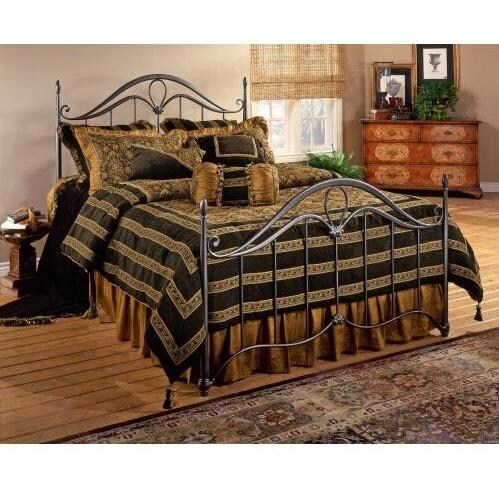 Hillsdale Kendall Bronze Metal Bed Set Without Frame Queen 1290500 BBQGuys