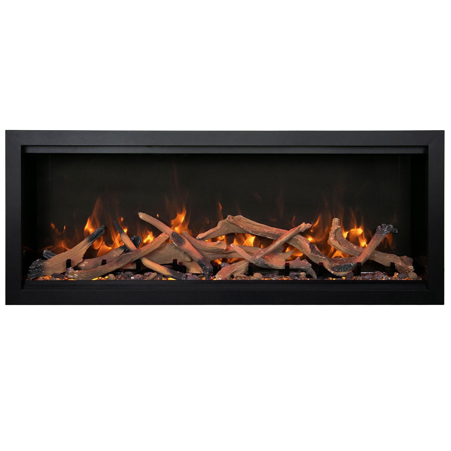 Amantii Symmetry Xtra Tall Bespoke 74-Inch Electric Fireplace W/ Thermostatic Remote, WiFi Capable thumbnail