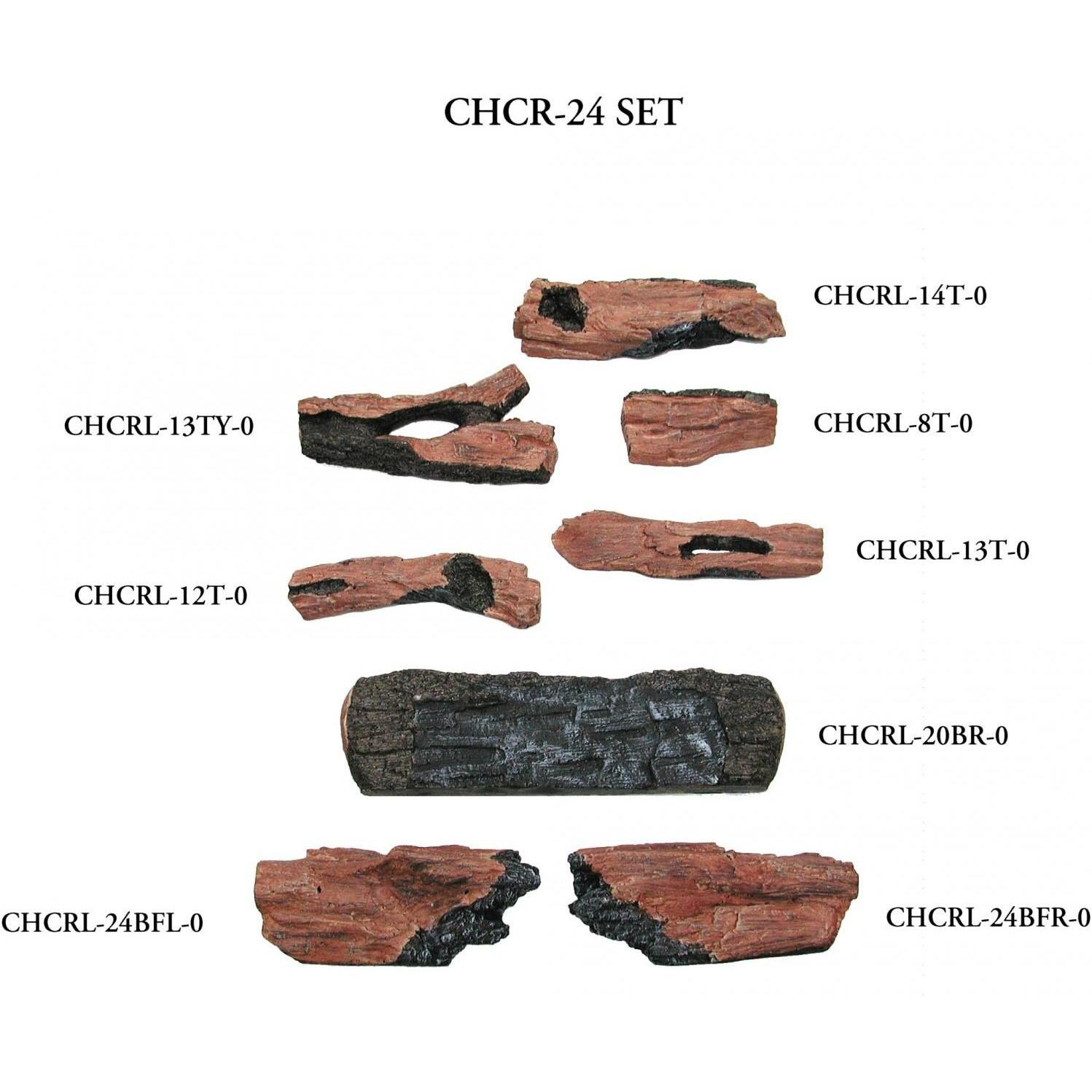 Peterson Real Fyre Charred Cedar Log Breakdown  thumbnail