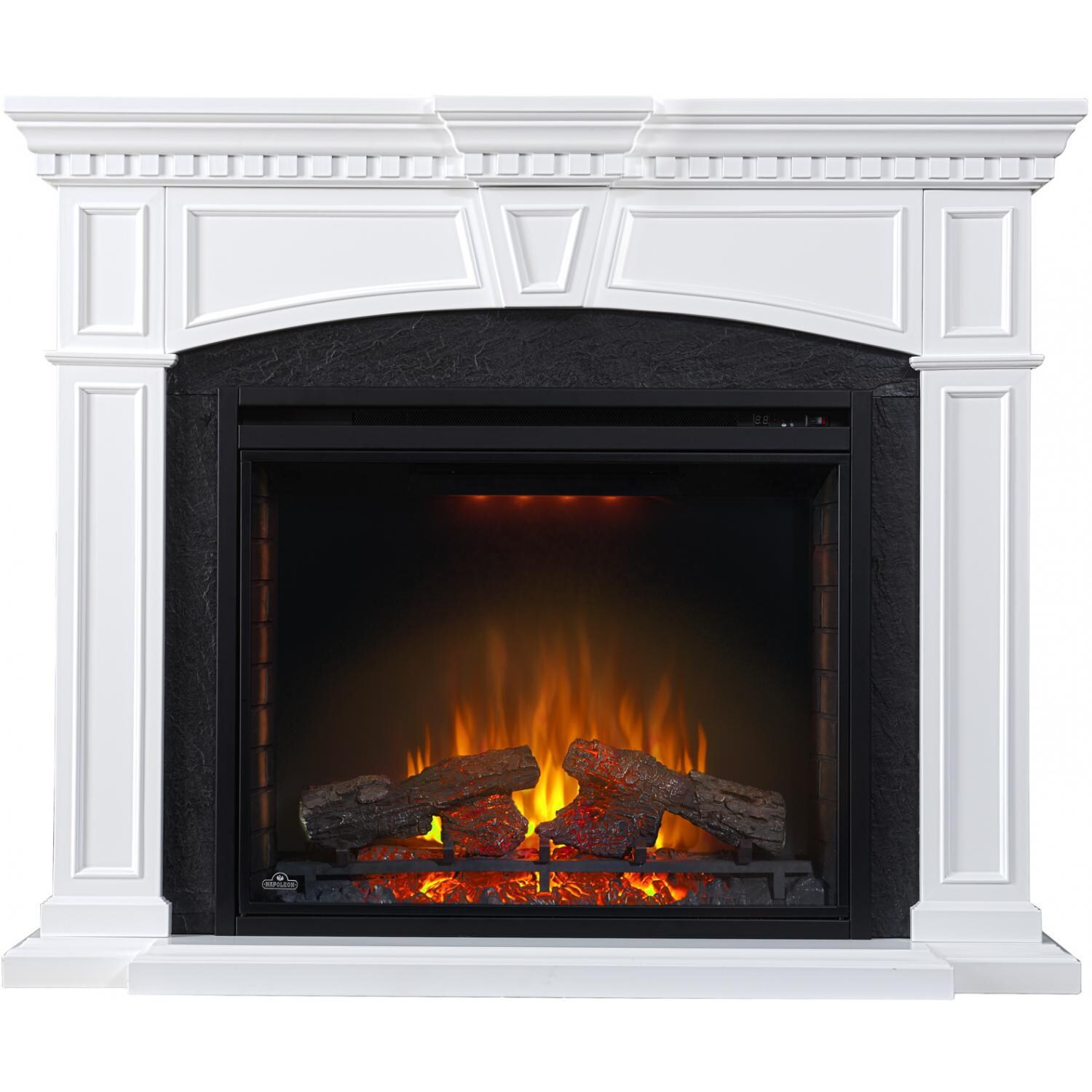 Napoleon NEFP33-2014W 55-Inch Taylor Electric Fireplace Mantel Package - White - Orange Night Light thumbnail