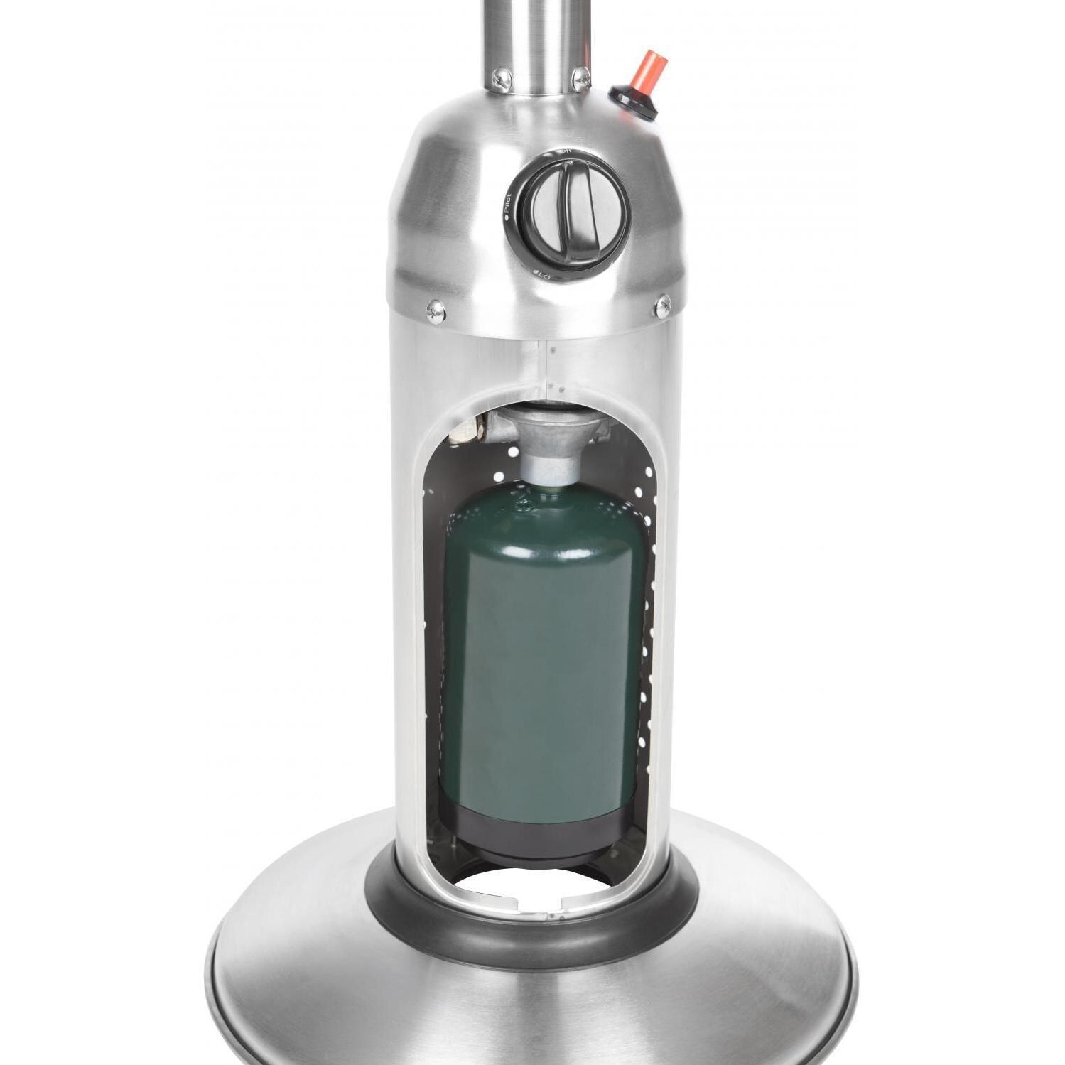 Ultimate Patio 10,000 BTU Tabletop Propane Gas Patio Heater - Propane Tank Housing (Shown With Propane Tank - Not Included) thumbnail