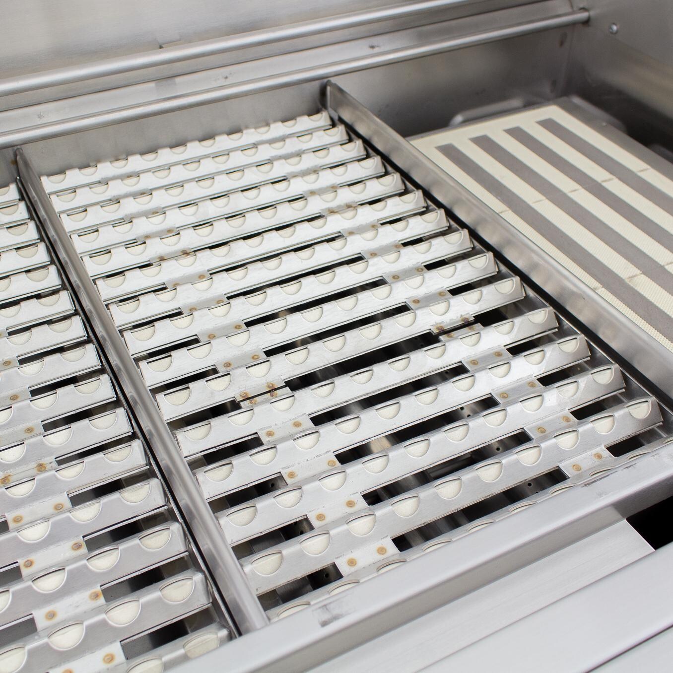 Capital Precision 52-Inch Built-In Gas Grill - Flame Tamer On Grill Close-Up thumbnail