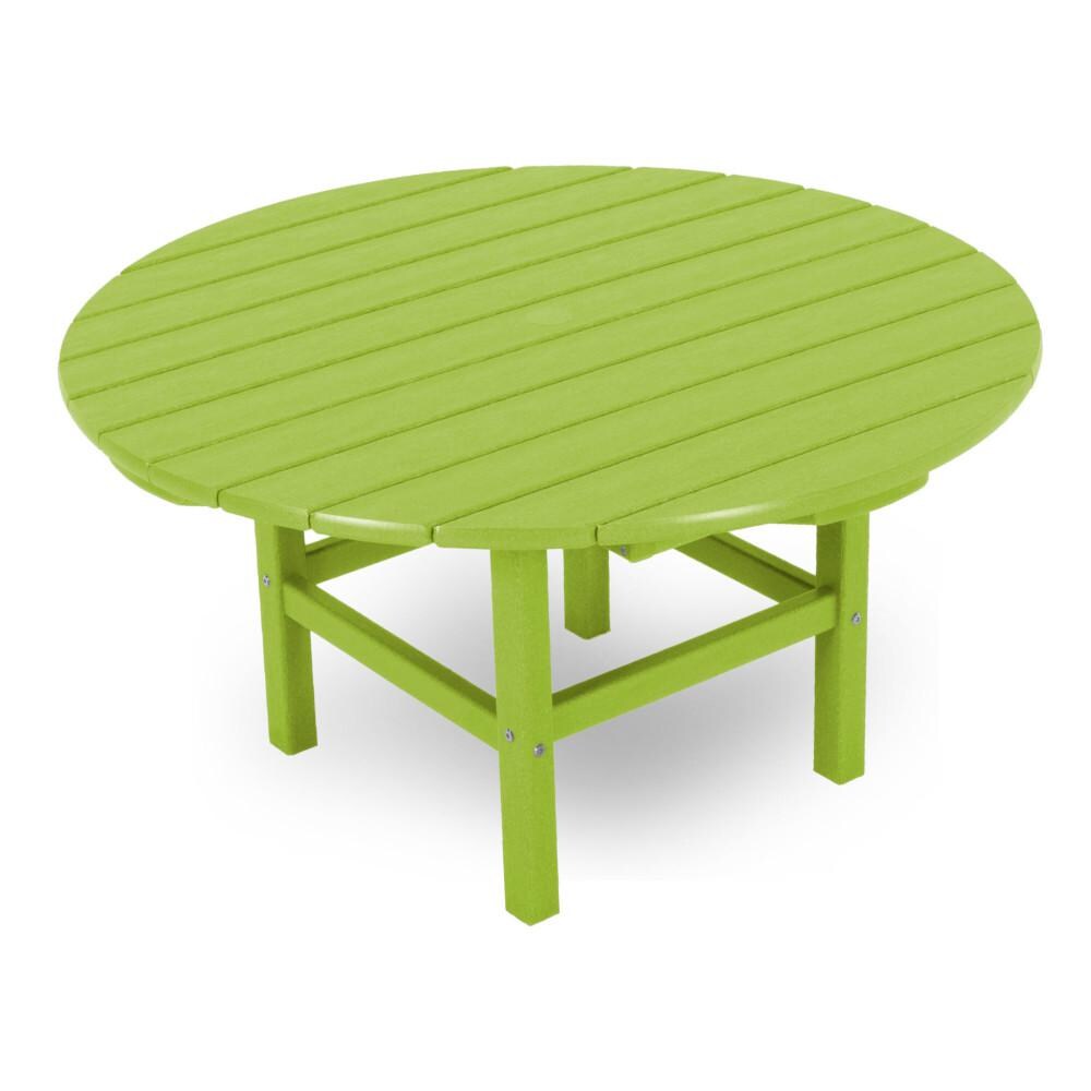 POLYWOOD PWS119-1-LI Classic Folding Adirondack 5-Piece Conversation Group - Table thumbnail