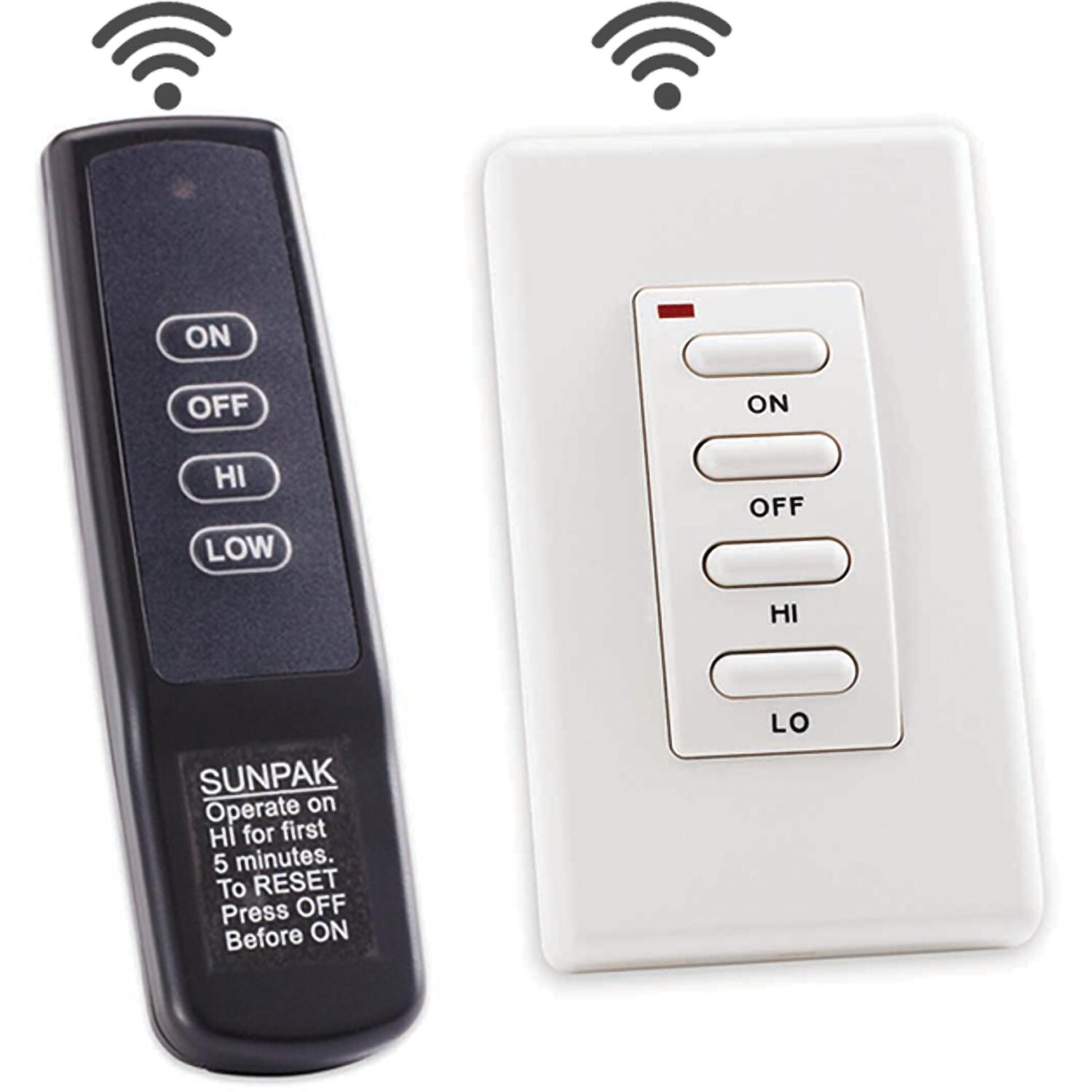 Sunpak 12023LP TSR 48 34,000 BTU Propane Heater Two Stage W/Remote - 12023LP - Remote - White Background thumbnail