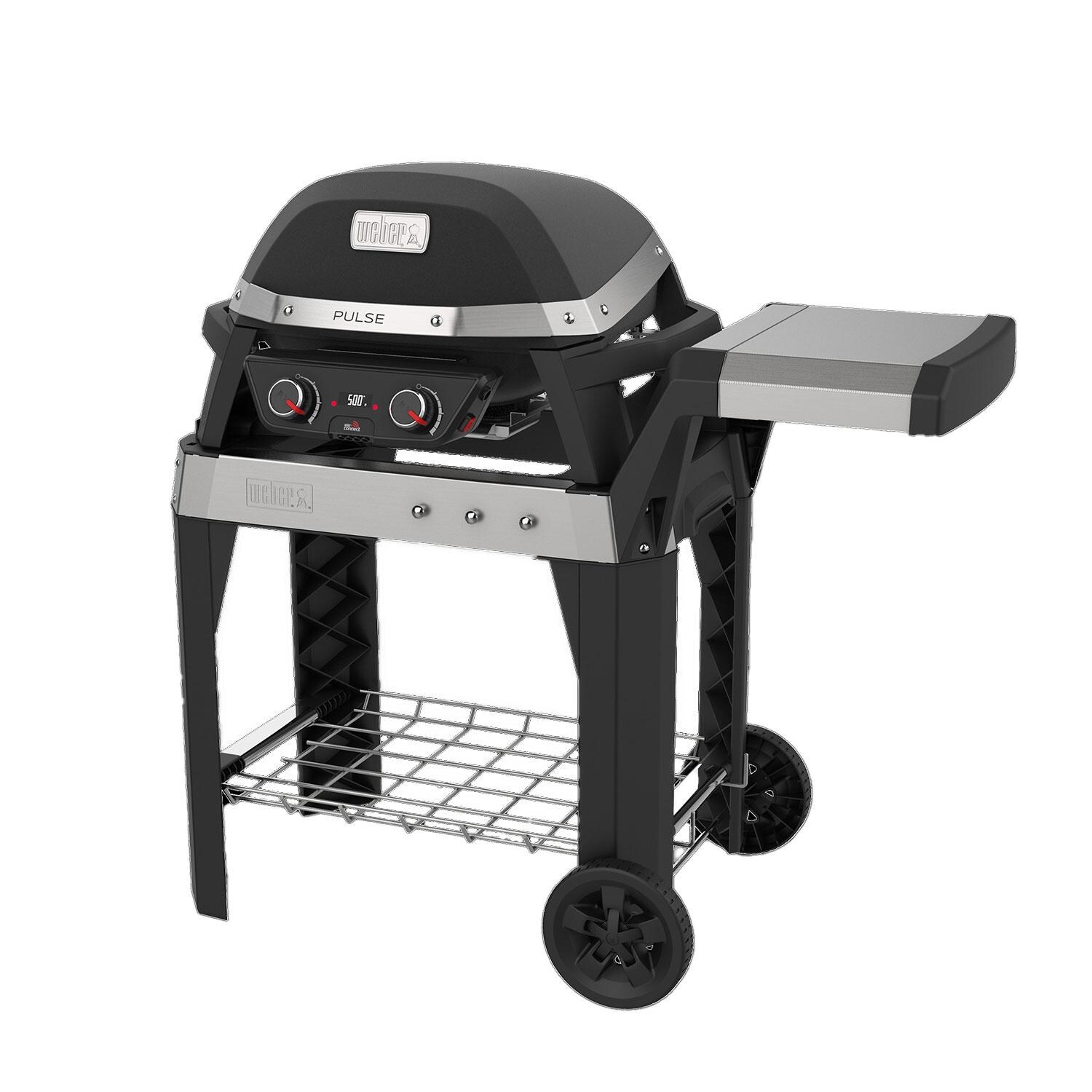 Weber - Pulse 2000 Electric Grill W/ Cart - 85012003 - Left Angle - White Background thumbnail