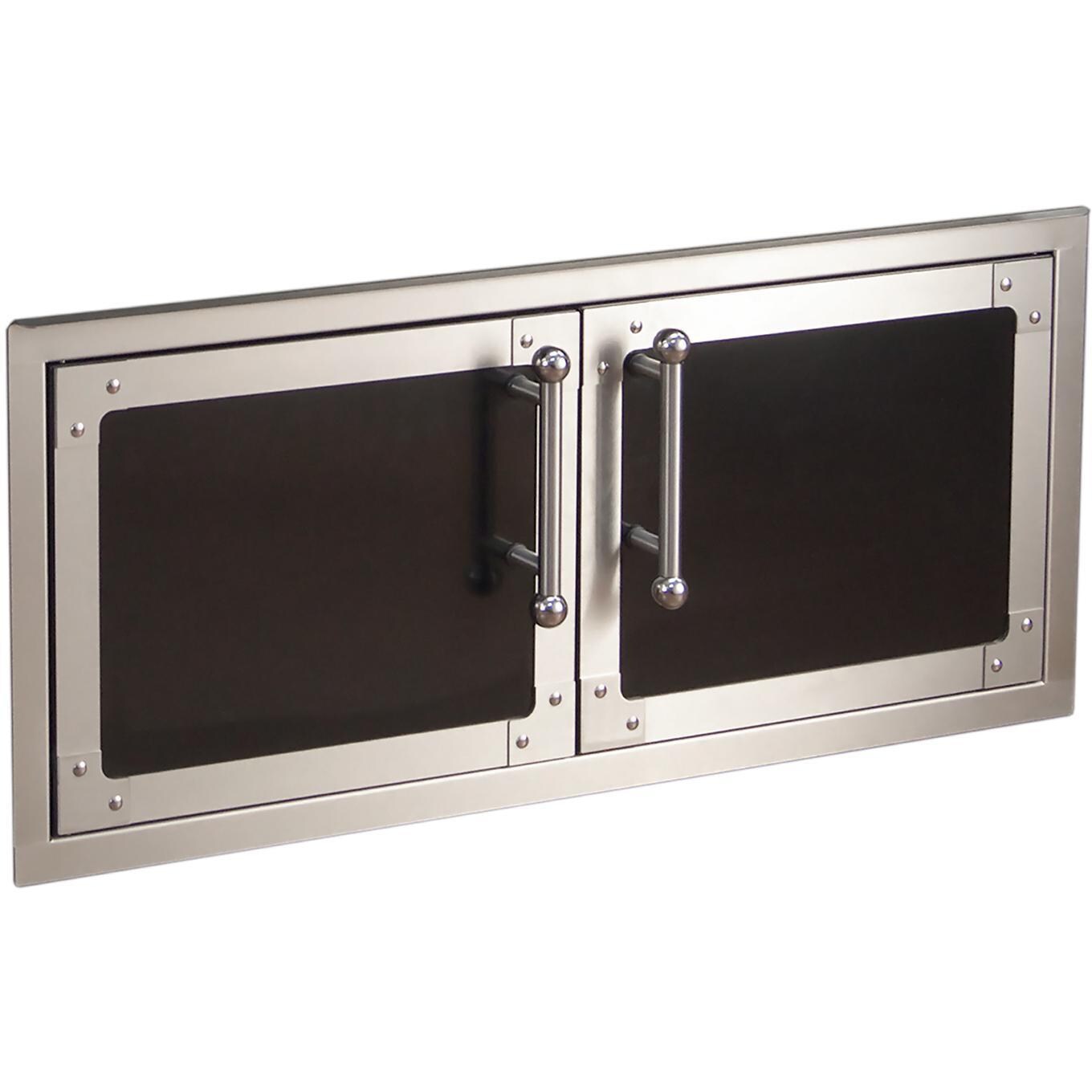 Fire Magic Echelon Black Diamond Reduced Height Double Access Doors With Soft Close - 53938HSC