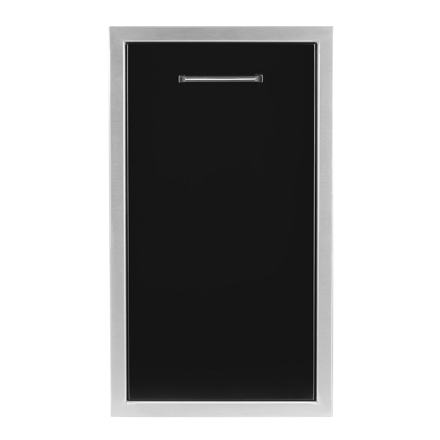 Wildfire WFTRDW1426-BSS 14 x 26 Black 304 SS Pull Out Trash Drawer - Display - White Background thumbnail