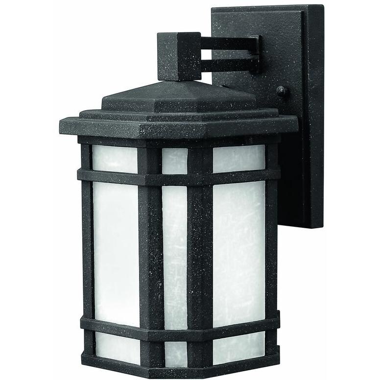 Hinkley Lighting Cherry Creek One Light 11-Inch LED Outdoor Wall Light - Vintage Black - 1270VK-LED