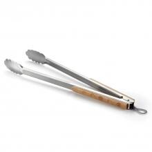 Verde 18-Inch Stainless Steel Locking BBQ Tongs With Bamboo Handle image