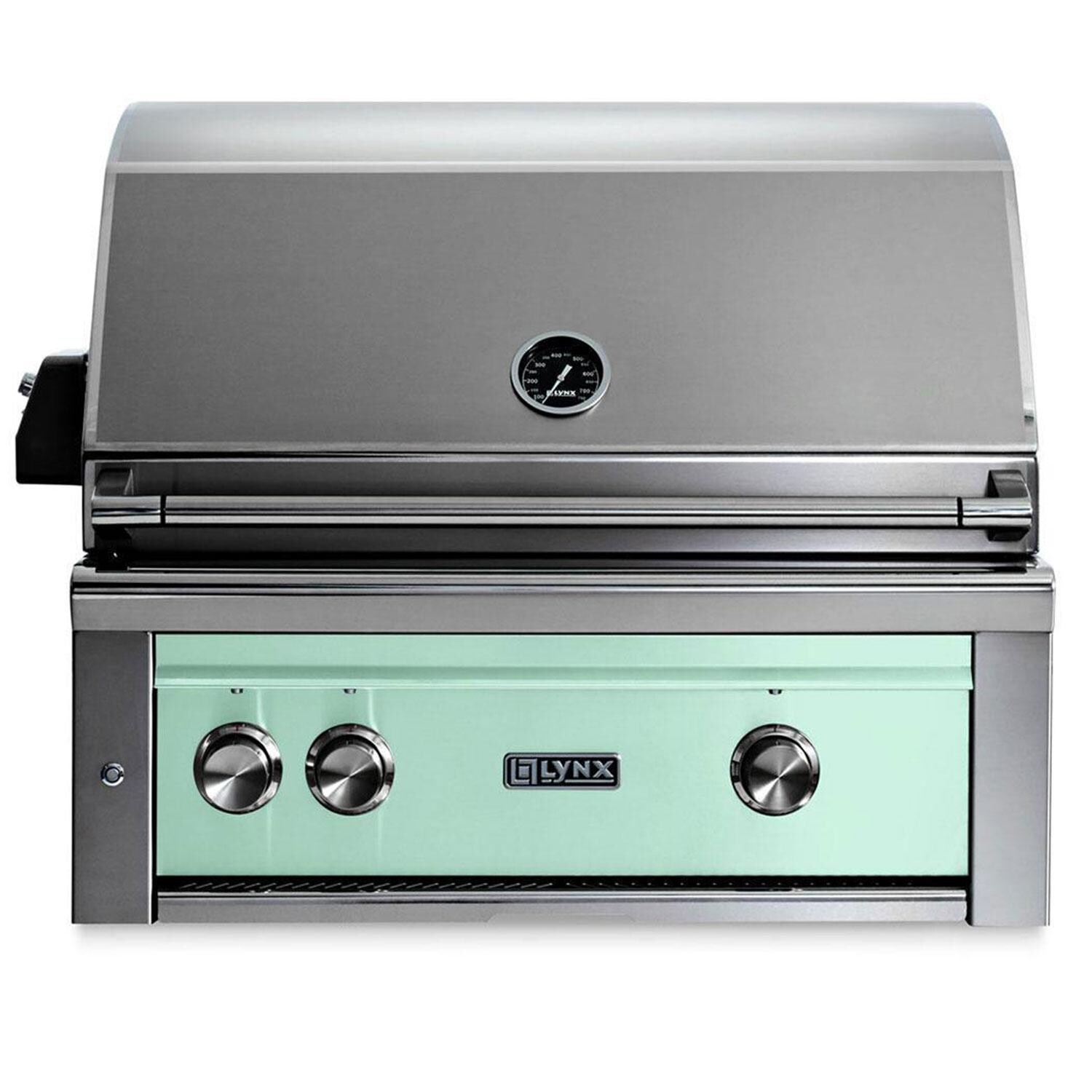Lynx Professional 30 Inch Built-In All Infrared Trident Propane Grill w/ Rotisserie in Surf - L30ATR-SULP