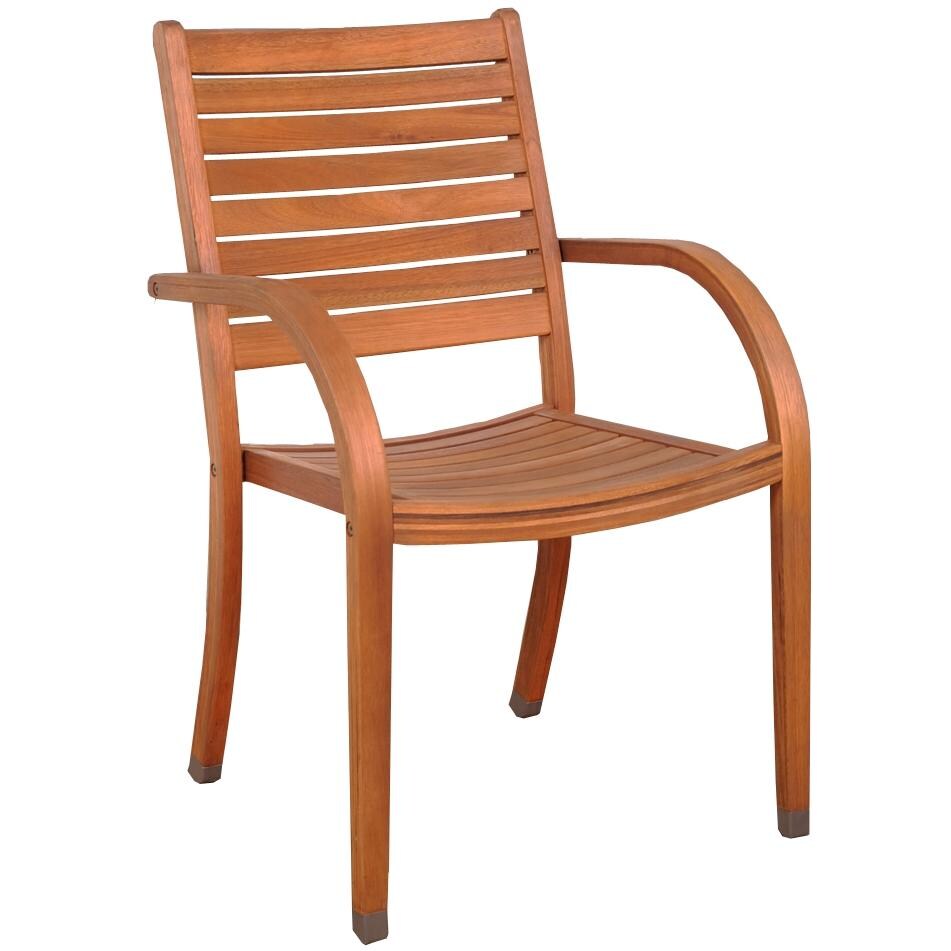 Amazonia Arizona Eucalyptus Dining Arm Chair thumbnail