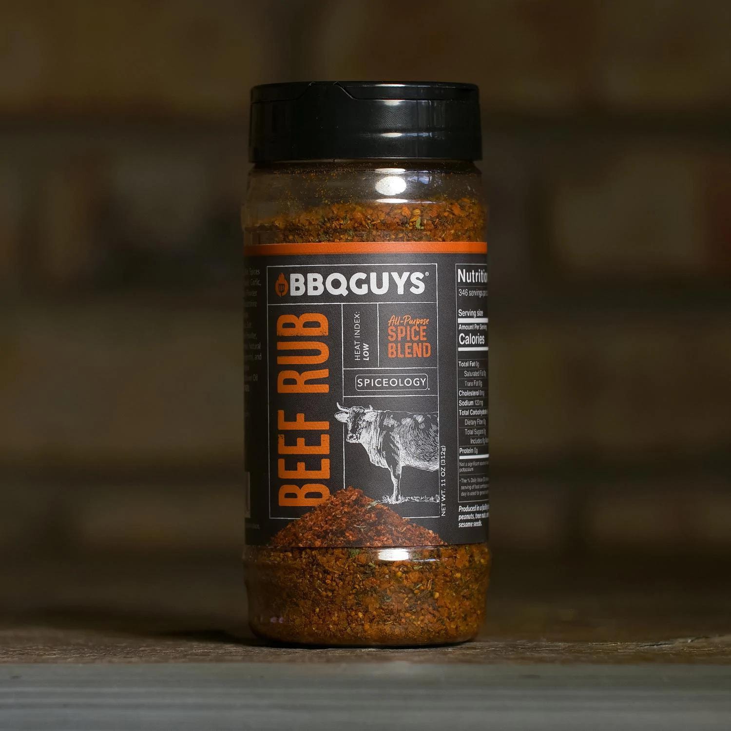 BBQGuys Signature x Spiceology Beef Rub - 11 Oz. - BBQ-RB-BF-16