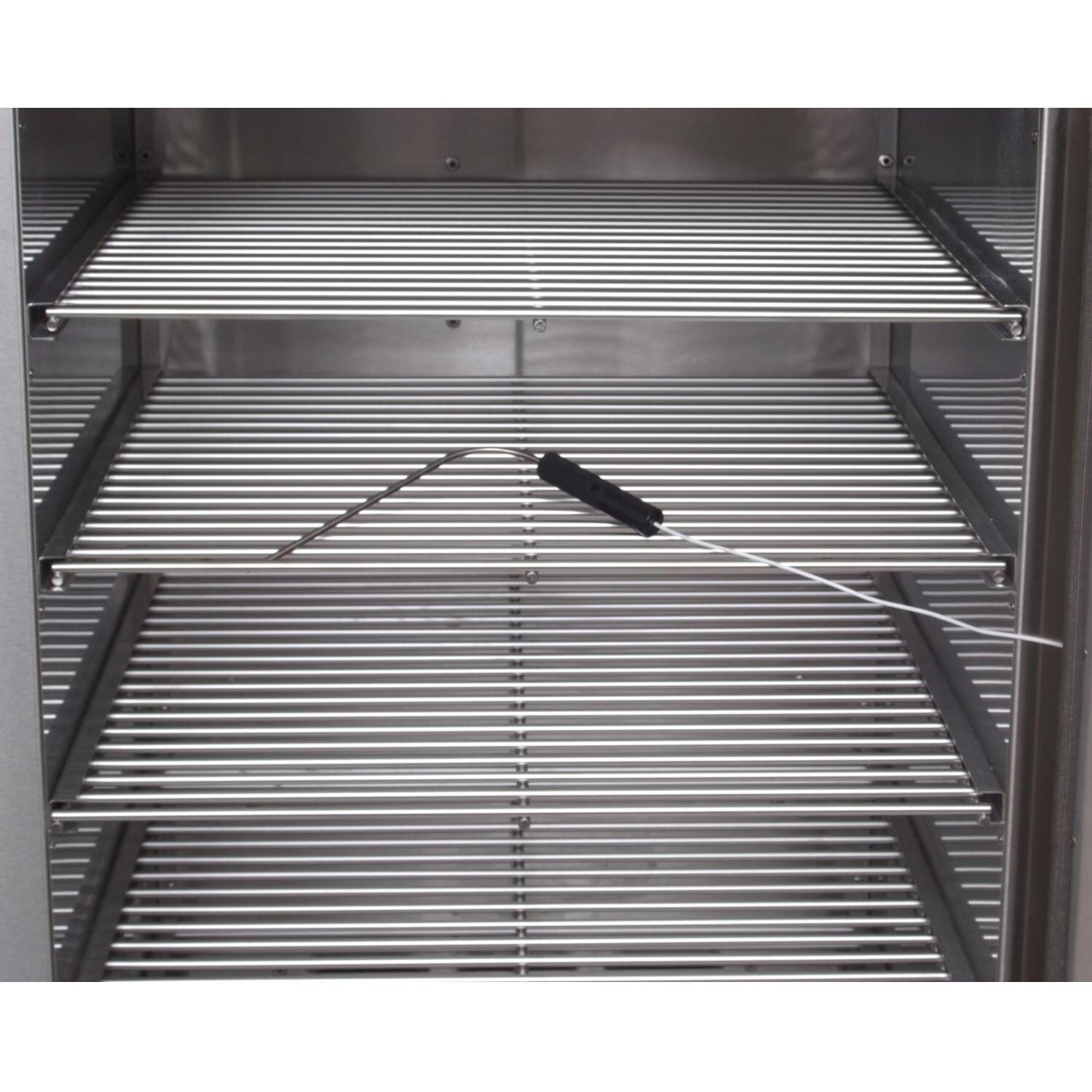 Fire Magic Charcoal BBQ Meat Smoker On Stand - Interior View thumbnail