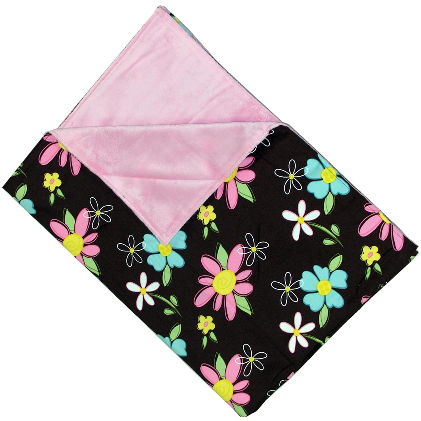 Trend Lab Velour Baby Blanket Blossoms BBQGuys