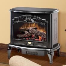 Dimplex Celeste 29-Inch Electric Stove - Standard Logs - Matte Black - TDS8515TB image