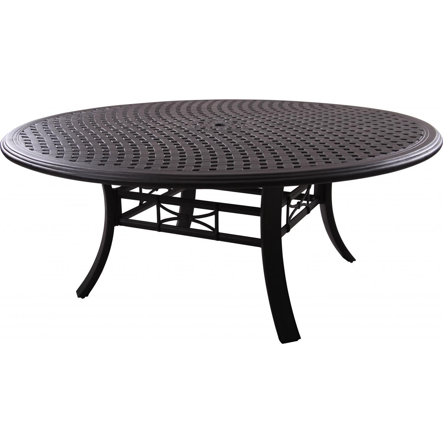 Series 99 71 Inch Cast Aluminum Patio Dining Table By Darlee thumbnail
