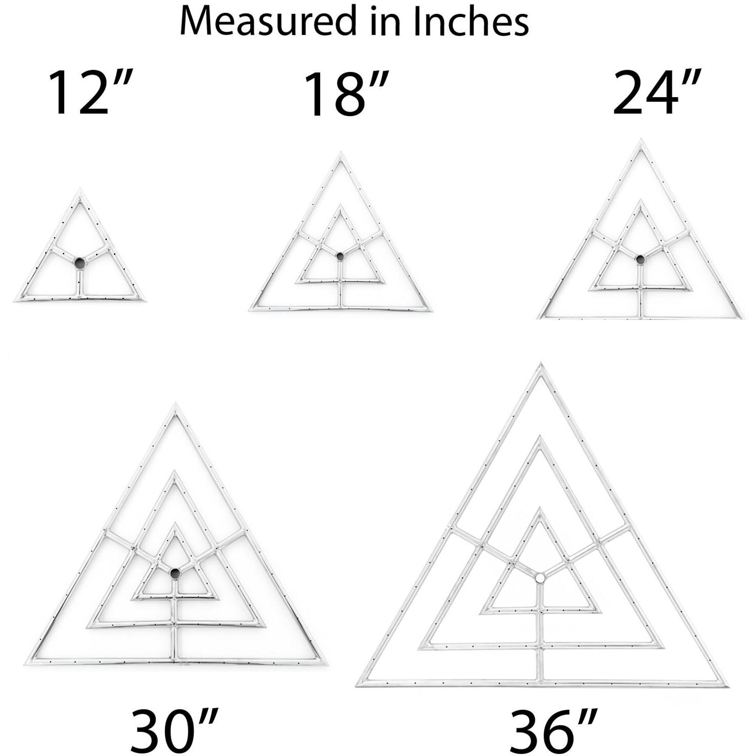 Lakeview Outdoor Designs Natural Gas Triangle Burner Sizes thumbnail