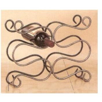 Old Dutch Scroll Bottle Rack