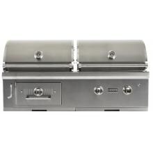 Coyote Centaur 50-Inch Built-In Propane Gas/Charcoal Dual Fuel Grill - C1HY50LP image