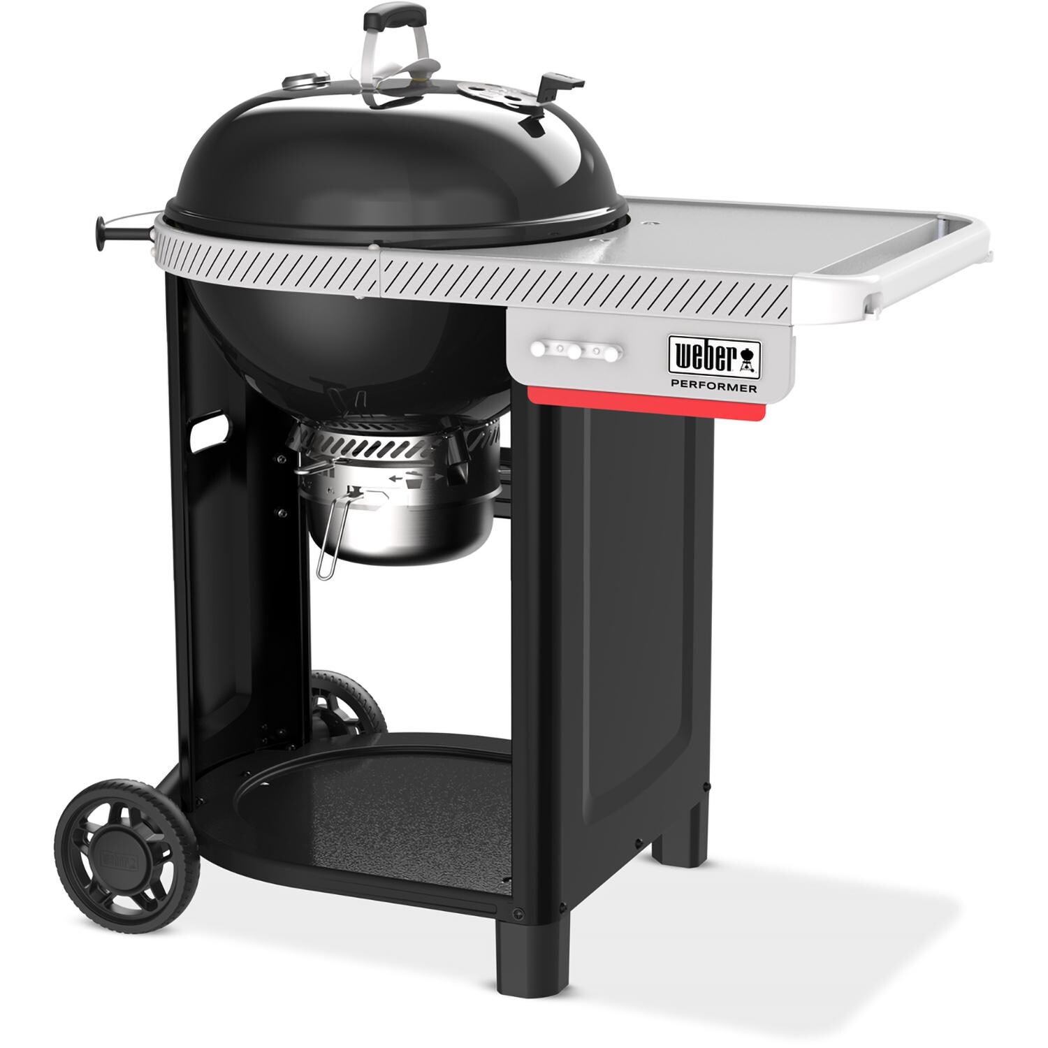 Weber Grills 1501562 Performer 22-in Charcoal Grill - Black - Angled Left - White Background thumbnail