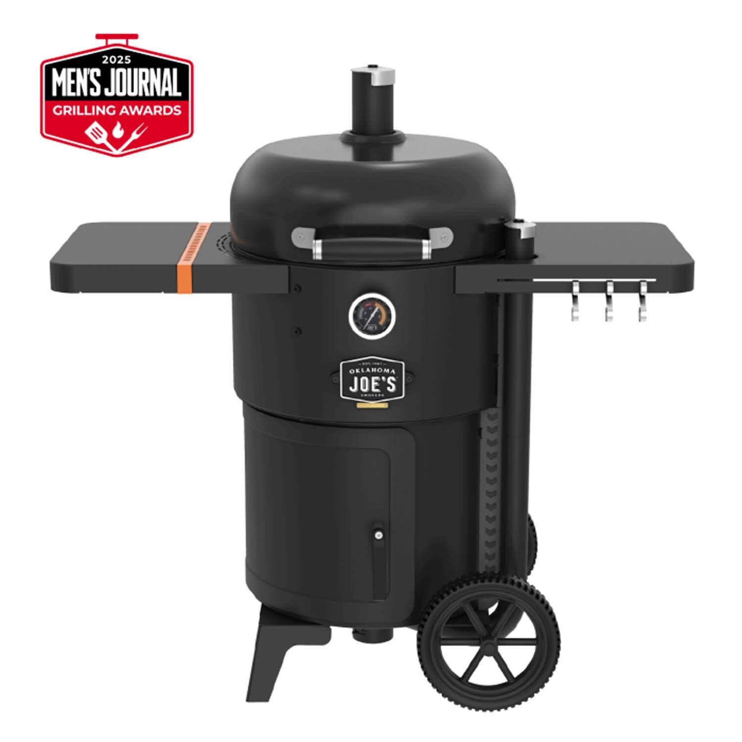 Oklahoma Joe's 25203120 Bronco Drum Smoker & Grill - Award - White Background thumbnail