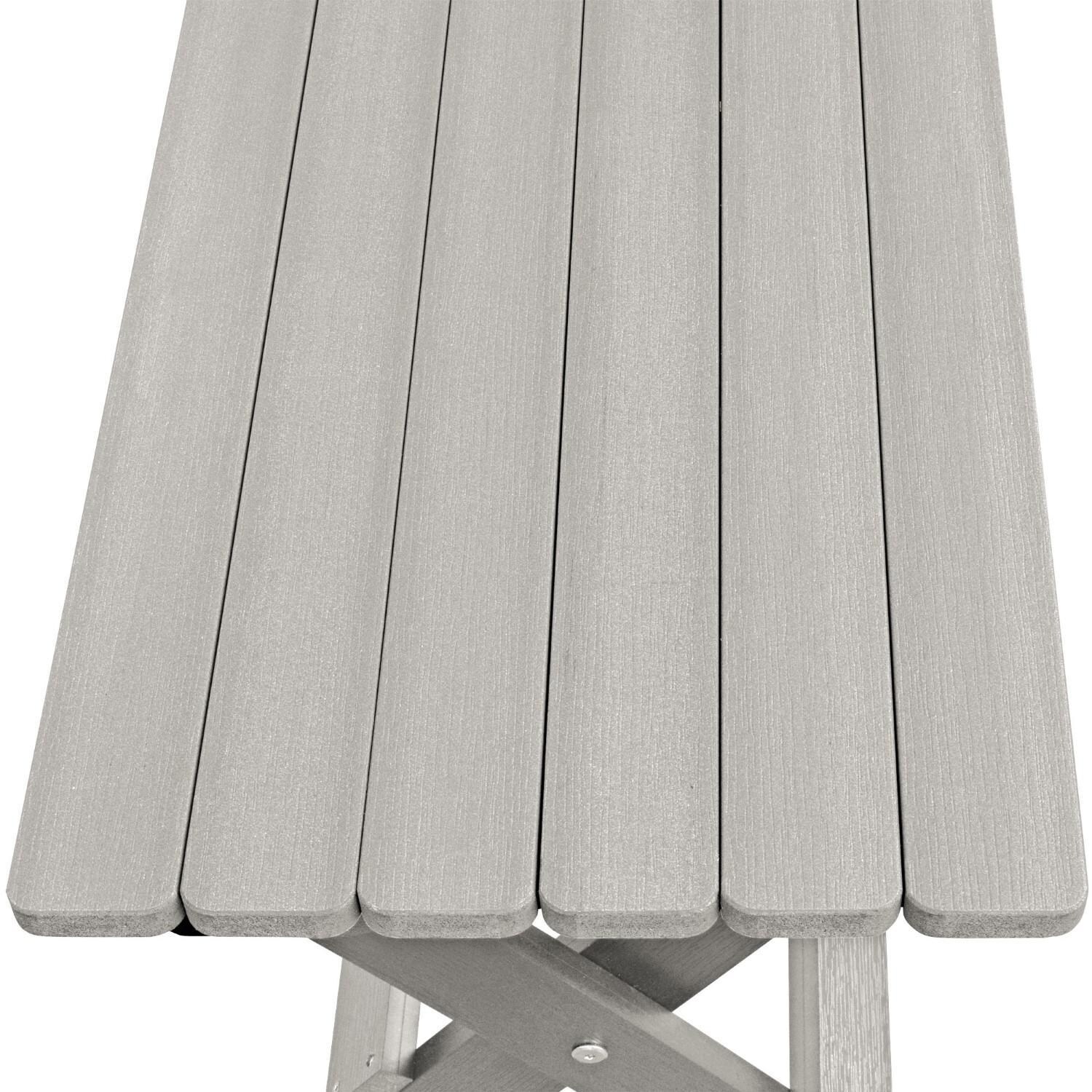 Lakeview The Charmville Folding Side Table - Harbor Gray - Top thumbnail