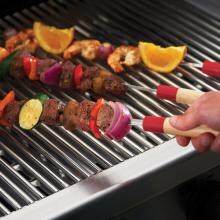 22-Inch Stainless Steel BBQ Skewers - Set Of 6