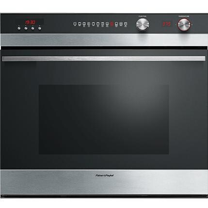 Fisher Paykel 30-Inch Built-In Electric Single 11-Function Wall Oven - Stainless Steel w/ Black Glass - OB30SDEPX3 thumbnail