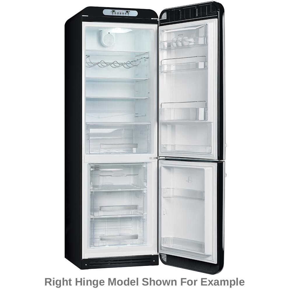 Smeg 50s Retro Style 11.7 Cubic Foot Refrigerator - Interior View (Right Hinge Model Shown For Example) thumbnail