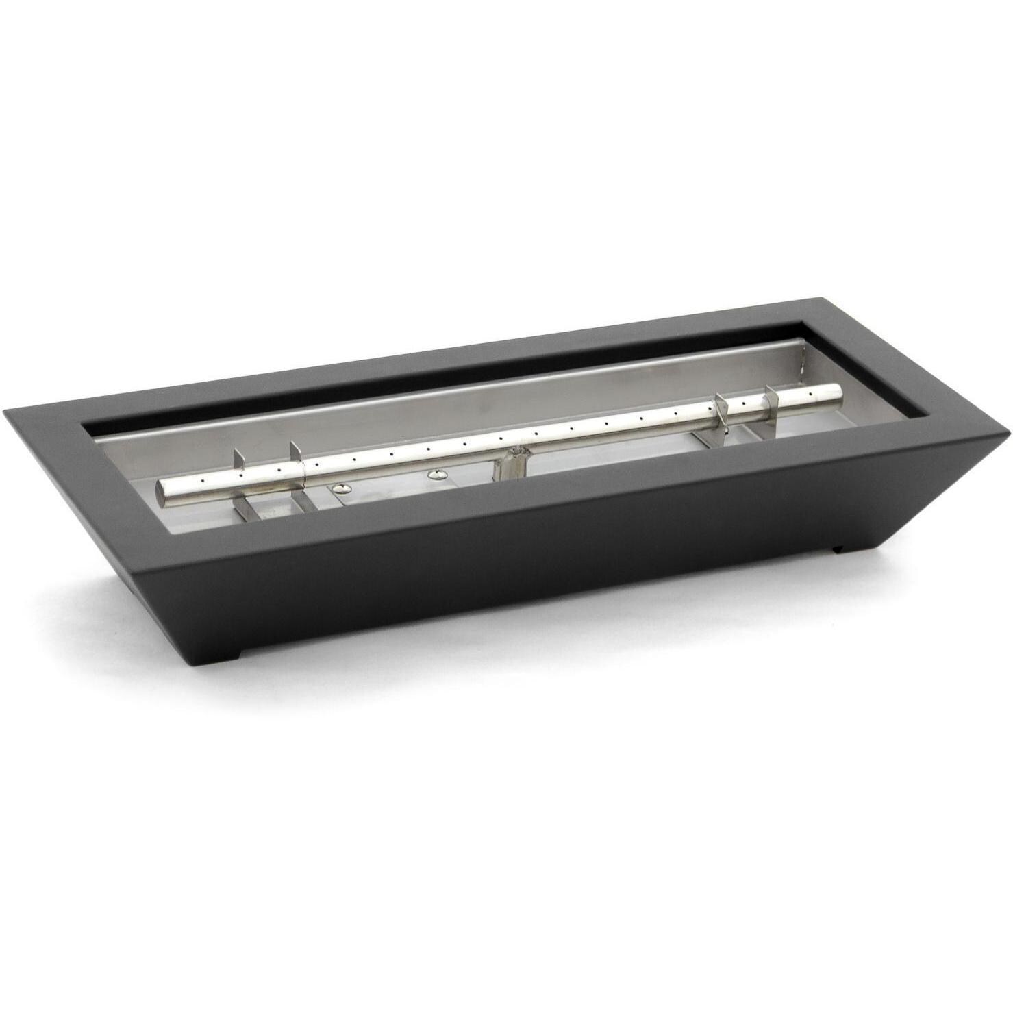 BBQGuys Signature Series Westfalen 24-Inch Table-Top Natural Gas Fire Pit - Black thumbnail