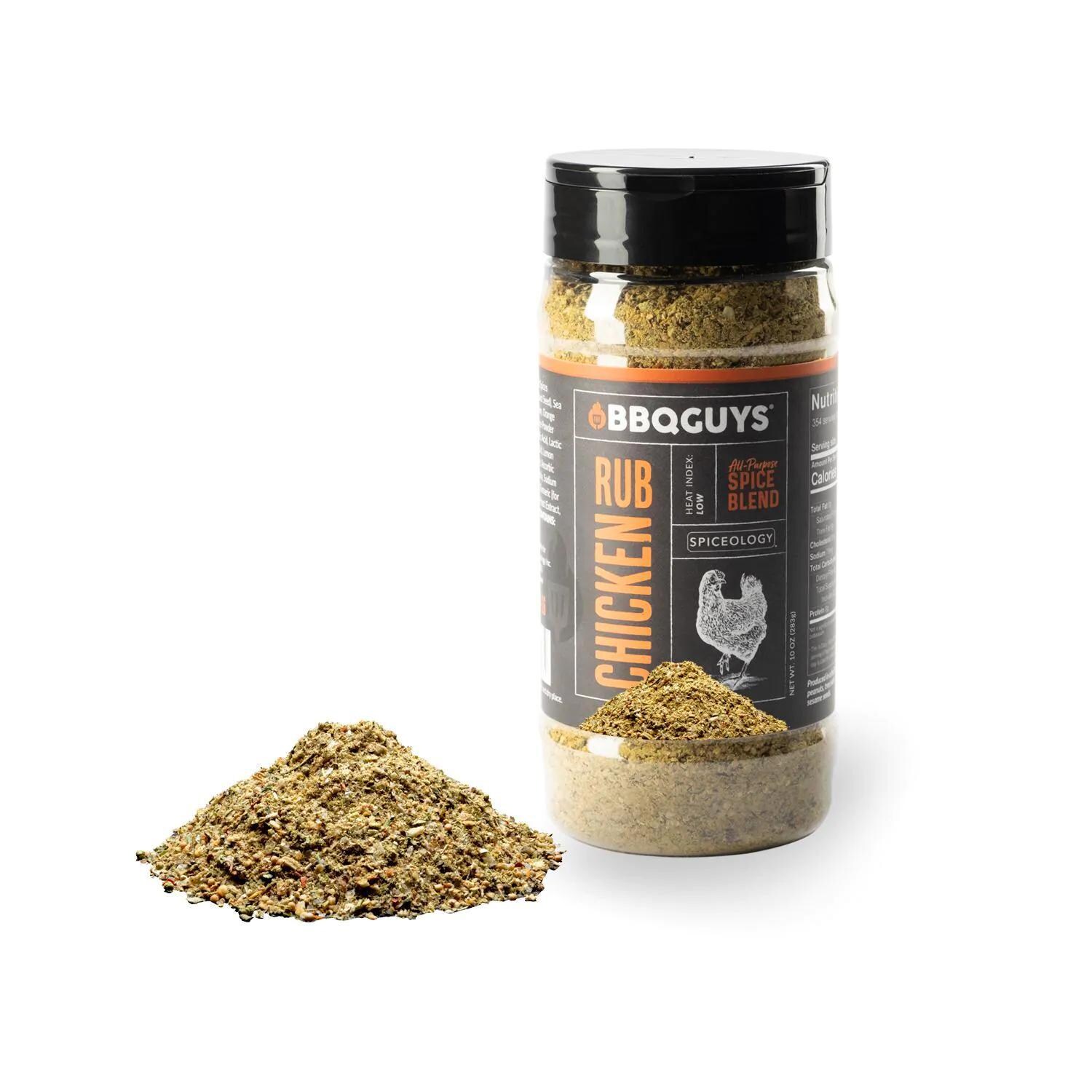 BBQGuys Signature x Spiceology BBQ-RB-CK-16 Chicken Rub - 10 Oz. - Spice Mound thumbnail
