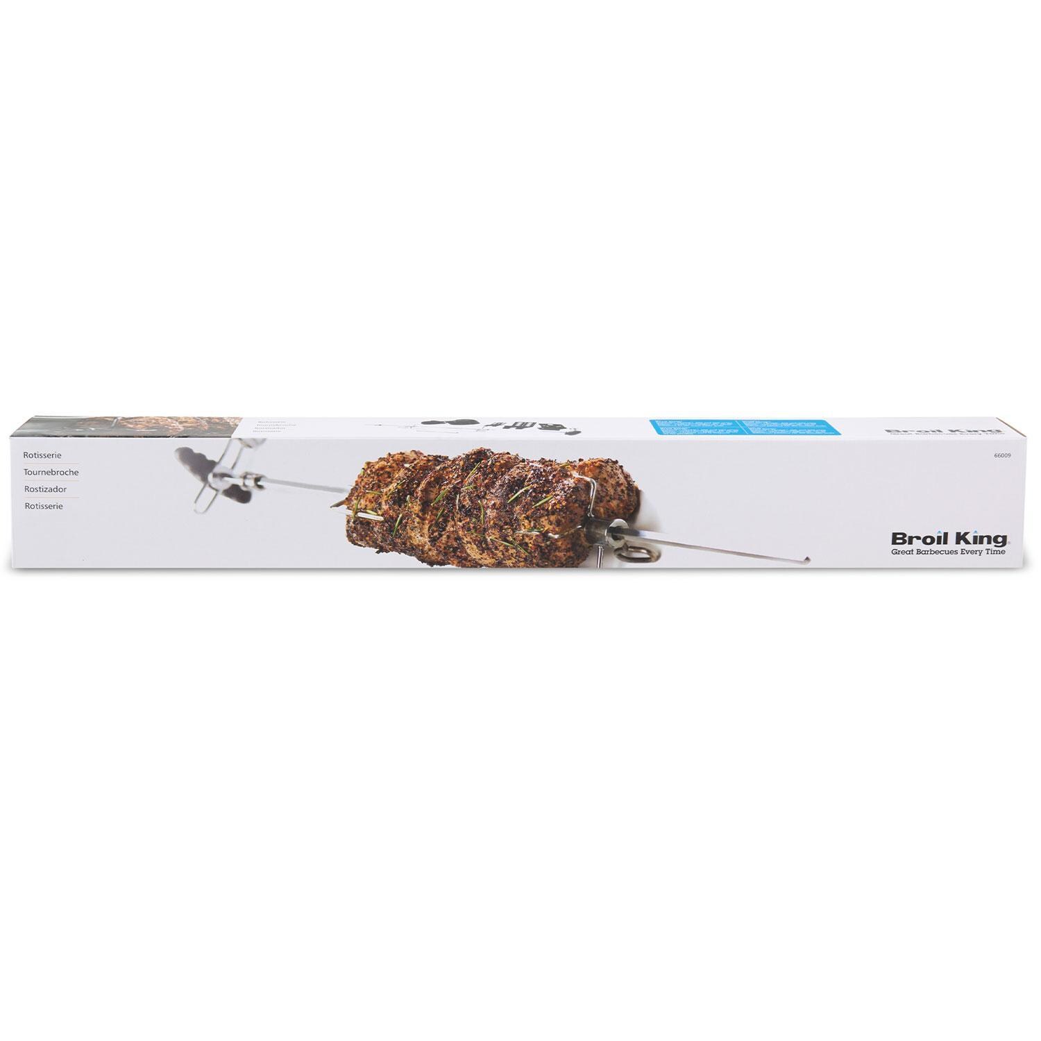Broil King 66009 Universal Rotisserie Kit - Packaging Box - White Background thumbnail