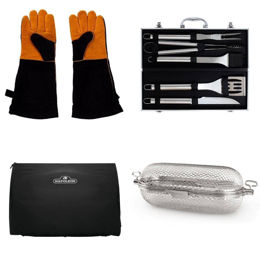 Napoleon BBQ-5PC-TSB+BBQ-LTGL+64000+61836 BBQGuys Exclusive Bundle for 700 Series 38-Inch Built-In Grill thumbnail
