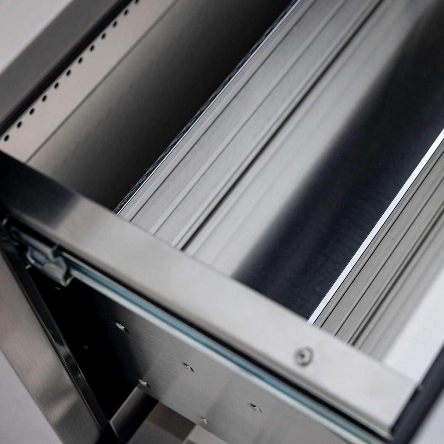 Blaze BLZ-SSRF-DBDR5.1 5.1 Cu. Ft. Outdoor Rated Stainless Steel Double Drawer Refrigerator - Inside Drawer - Detail thumbnail